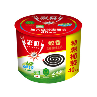 Rainbow mosquito coils special offer bottled 40 lap smoke-free fragrance-type insect repellent dish incense (new and old packaging random delivery) 5627
Rainbow mosquito coils special offer bottled 40 lap smoke-free fragrance-type insect repellent dish incense (new and old packaging random delivery) 5627