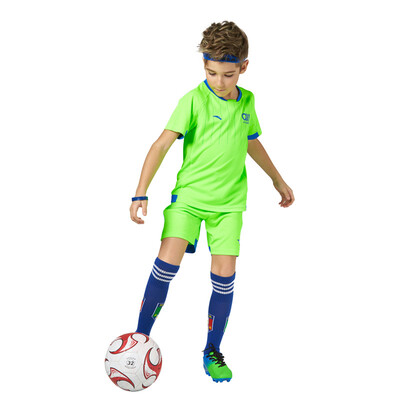Anta (ANTA) children's clothing boys soccer match sets children's sportswear two-piece suit 35724205 kiwi green 165
Anta (ANTA) children's clothing boys soccer match sets children's sportswear two-piece suit 35724205 kiwi green 165