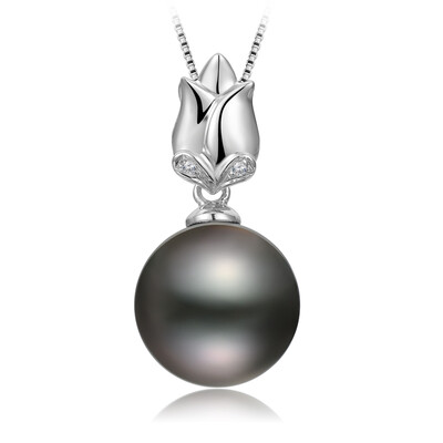 Beijing Run Pearl Rose Black Pearl G18K gold inlaid sea pearl pendant round 10-10.5mm
Beijing Run Pearl Rose Black Pearl G18K gold inlaid sea pearl pendant round 10-10.5mm