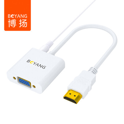 Bo Yang (BOYANG) BY-03Z0108 Кабель для подключения адаптера HDMI to VGA Аналоговый сигнал преобразования HD с аудиоинтерфейсом
Bo Yang (BOYANG) BY-03Z0108 Кабель для подключения адаптера HDMI to VGA Аналоговый сигнал преобразования HD с аудиоинтерфейсом