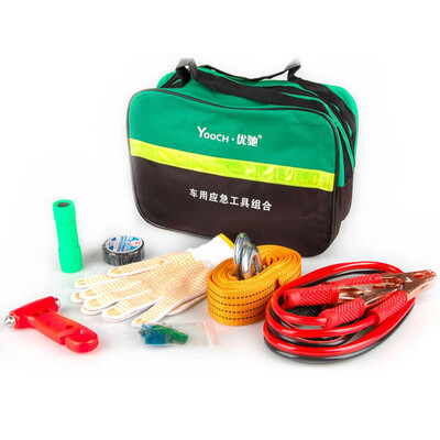 Yooch emergency rescue 7-in-one vehicle kit trailer rope battery line life-saving hammer flashlight gloves fuse electrical tape
Yooch emergency rescue 7-in-one vehicle kit trailer rope battery line life-saving hammer flashlight gloves fuse electrical tape