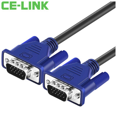 CE-LINK VGA 3 6 Video Cable 3m Dual Magnetic Ring Anti-Interference Computer Projector Display Line HD Video Cable A4093
CE-LINK VGA 3 6 Video Cable 3m Dual Magnetic Ring Anti-Interference Computer Projector Display Line HD Video Cable A4093