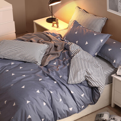 Jiuzhou deer kit home textile bed set cotton twill single student three-piece thought 12 m bed 150200cm
Jiuzhou deer kit home textile bed set cotton twill single student three-piece thought 12 m bed 150200cm