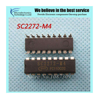 10pcs free shipping SC2272-M4 SC2272 M4 SC2272M4 DIP-18 Encoding decoder IC new original
10pcs free shipping SC2272-M4 SC2272 M4 SC2272M4 DIP-18 Encoding decoder IC new original