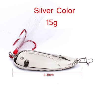 1PC High Quality Spoon Lures Fishing Lures Gold/Silver/Yellow Color Fishing Bait 5g/10g/15g with 4#-#6-8# Hooks Fishing Tackle
1PC High Quality Spoon Lures Fishing Lures Gold/Silver/Yellow Color Fishing Bait 5g/10g/15g with 4#-#6-8# Hooks Fishing Tackle