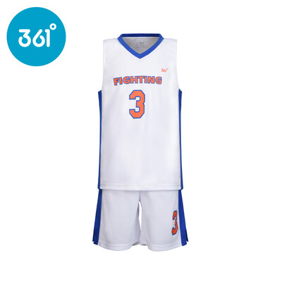 361 ° children's clothing boy summer new sports basketball clothes N51721461 the white 130
361 ° children's clothing boy summer new sports basketball clothes N51721461 the white 130