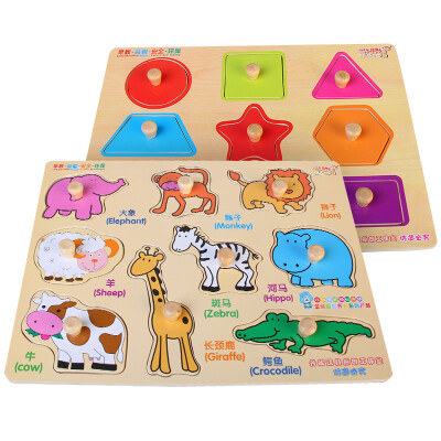 

Дани странно (Dan Ni Qi Te) в когнитивной формы + формы пластины дети кусок головоломки деревянные пластины сцепления в когнитивно развивающие игрушки ребенка CDN-8058