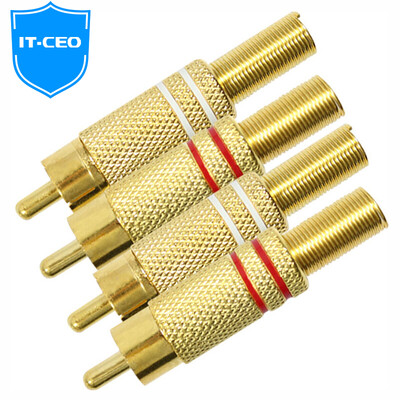 IT-CEO Y2JD-20 20 pieces installed AV audio connector audio plug audio&video adapter Lotus plug rca welding male white red 10 gold
IT-CEO Y2JD-20 20 pieces installed AV audio connector audio plug audio&video adapter Lotus plug rca welding male white red 10 gold