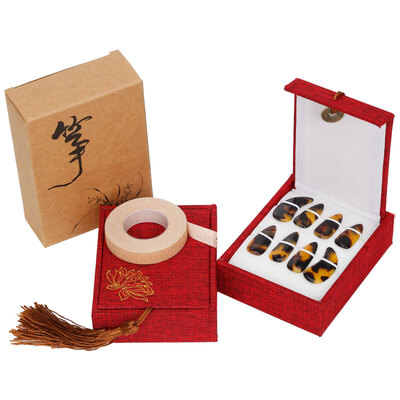 Shengmahe (SUMACH) SG-03 large guzheng nail adult children's nail beginner practice musical instrument accessories groove thick section 8 pieces installed guzheng tape
Shengmahe (SUMACH) SG-03 large guzheng nail adult children's nail beginner practice musical instrument accessories groove thick section 8 pieces installed guzheng tape