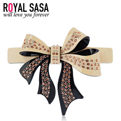 Royalsasa headdress hair accessories horizontal clip spring clip tray top clip ponytail clip bow acrylic imitation crystal beige
Royalsasa headdress hair accessories horizontal clip spring clip tray top clip ponytail clip bow acrylic imitation crystal beige