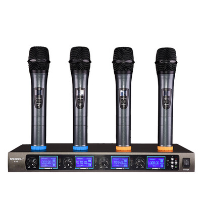 Double promise C10 one drag four wireless microphone 1 drag 4 conference karaoke performance microphone professional stage performance KTV wireless handheld singing microphone black
Double promise C10 one drag four wireless microphone 1 drag 4 conference karaoke performance microphone professional stage performance KTV wireless handheld singing microphone black