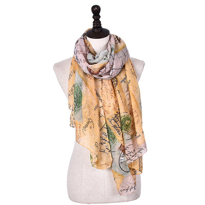 2017 New Fashion Long Summer Beach Scarves Postcard Letter Women Thin ventilate Silk Scarf Cappa Sun Block Voile Shawl Girl GiftS
2017 New Fashion Long Summer Beach Scarves Postcard Letter Women Thin ventilate Silk Scarf Cappa Sun Block Voile Shawl Girl GiftS