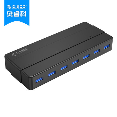 ORICO A3H7 Aluminum MAC Desktop 7 USB3.0 Hub HUB Extended Splitter with Power Silver
ORICO A3H7 Aluminum MAC Desktop 7 USB3.0 Hub HUB Extended Splitter with Power Silver