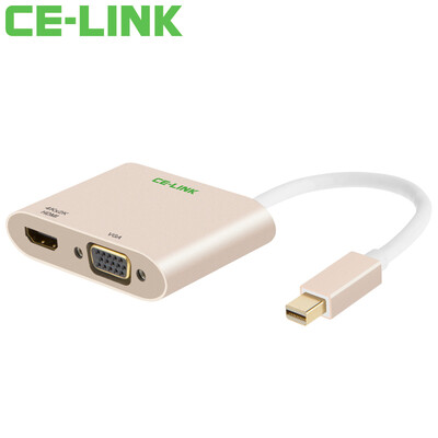 CE-LINK Mini DP очередь VGA / HDMI / DVI конвертер 4K Mini тройной адаптер Mini DisplayPort интерфейсы молнии черный A1513 Macbook
CE-LINK Mini DP очередь VGA / HDMI / DVI конвертер 4K Mini тройной адаптер Mini DisplayPort интерфейсы молнии черный A1513 Macbook