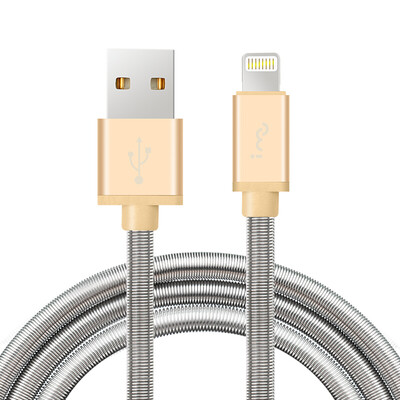 (I-mu) Apple 6 / 6s soft spring data cable Apple 6 data cable phone charging cable support iphone5 / 6s / 7 Plus / SE / ipad air mini gold
(I-mu) Apple 6 / 6s soft spring data cable Apple 6 data cable phone charging cable support iphone5 / 6s / 7 Plus / SE / ipad air mini gold
