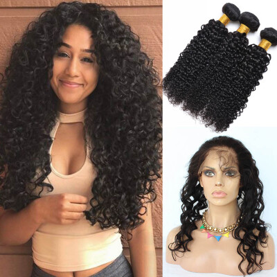7A 360 Lace Frontal With Bundle Peruvian Water Wave Virgin Hair With Closure Curly Weave Human Hair 360 frontal With 3 Bundles
7A 360 Lace Frontal With Bundle Peruvian Water Wave Virgin Hair With Closure Curly Weave Human Hair 360 frontal With 3 Bundles