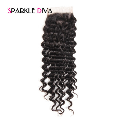 Brazilian Deep Wave Lace Closure With Baby Hair 100 Remy Human Hair Natural Color Free Part Closure 10-18"
Brazilian Deep Wave Lace Closure With Baby Hair 100 Remy Human Hair Natural Color Free Part Closure 10-18"