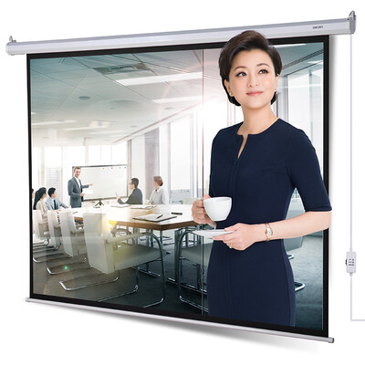 Effective (deli) 50493 120 inch 4: 3 adjustable electric projection screen / projection screen / projector curtain white
Effective (deli) 50493 120 inch 4: 3 adjustable electric projection screen / projection screen / projector curtain white
