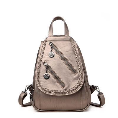 Designer High Quality Genuine Leather Women Vintage Sheepskin Solid School Bags Mochilas Mujer 2017 Backpacks For Teenage Girls
Designer High Quality Genuine Leather Women Vintage Sheepskin Solid School Bags Mochilas Mujer 2017 Backpacks For Teenage Girls