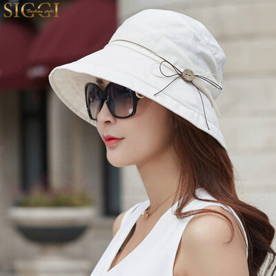 Siggi CM89051 hat female summer Korean version of the sun shade sunscreen beach hat travel foldable anti-UV sun hat
Siggi CM89051 hat female summer Korean version of the sun shade sunscreen beach hat travel foldable anti-UV sun hat