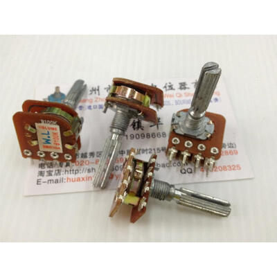 WL 148 -type double -tap potentiometer shaft 30MM spend B100K 
WL 148 -type double -tap potentiometer shaft 30MM spend B100K