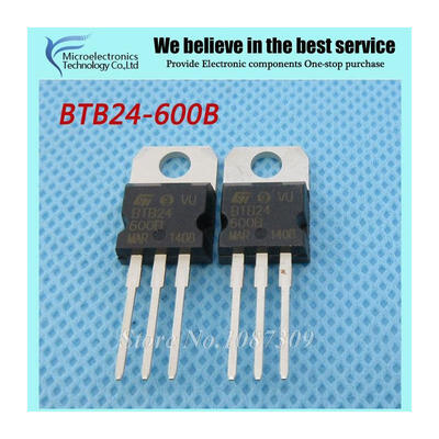 10pcs free shipping BTB24-600B BTB24-600 BTB24 Triacs 25 Amp 600 Volt TO-220 new original
10pcs free shipping BTB24-600B BTB24-600 BTB24 Triacs 25 Amp 600 Volt TO-220 new original