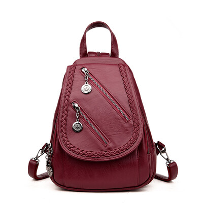 Designer High Quality Genuine Leather Women Vintage Sheepskin Solid School Bags Mochilas Mujer 2017 Backpacks For Teenage Girls
Designer High Quality Genuine Leather Women Vintage Sheepskin Solid School Bags Mochilas Mujer 2017 Backpacks For Teenage Girls