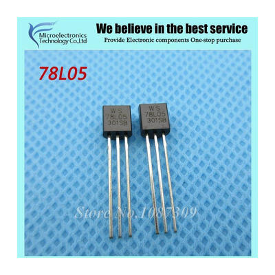 100pcs free shipping 78L05 L78L05 Linear Voltage Regulators 5.0V 0.1A Positive TO-92 new original
100pcs free shipping 78L05 L78L05 Linear Voltage Regulators 5.0V 0.1A Positive TO-92 new original