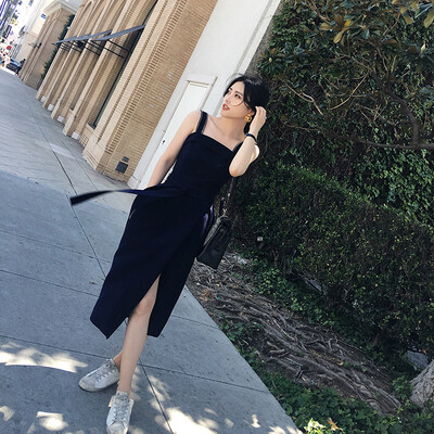 sustory ladies 2017 summer loaded new temperament was thin strap dress solid color long skirt dress skirt skirt women skirt SU280 navy blue XL
sustory ladies 2017 summer loaded new temperament was thin strap dress solid color long skirt dress skirt skirt women skirt SU280 navy blue XL