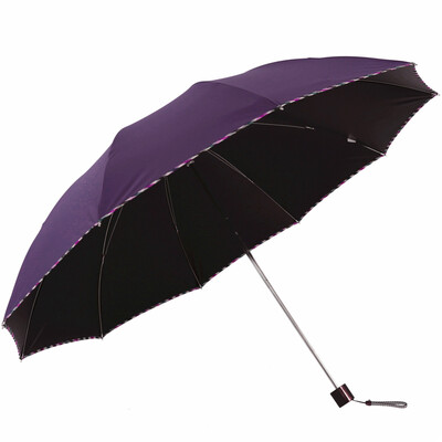 Paradise umbrella to strengthen the reinforcement UPF50 vinyl three fold sunny business umbrella 3311E upgrade section deep purple
Paradise umbrella to strengthen the reinforcement UPF50 vinyl three fold sunny business umbrella 3311E upgrade section deep purple