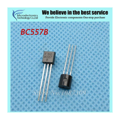 100pcs free shipping BC557B BC557 TO-92 Bipolar Transistors - BJT PNP -45V -100mA HFE/450 new original
100pcs free shipping BC557B BC557 TO-92 Bipolar Transistors - BJT PNP -45V -100mA HFE/450 new original