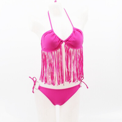 2017 Women Sexy Two Pieces Swimwear Printed Tassel Swimsuit Bathing Suit Bandage High Neck Padded Bikini Set Maillot De Bain
2017 Women Sexy Two Pieces Swimwear Printed Tassel Swimsuit Bathing Suit Bandage High Neck Padded Bikini Set Maillot De Bain
