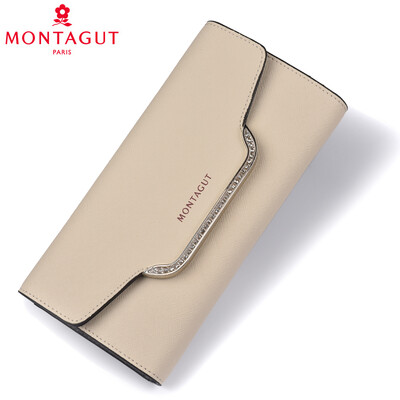 Montagut MONTAGUT wallet female long sweet lady wild clutch bag casual simple three fold ladies wallet R2422276011 black
Montagut MONTAGUT wallet female long sweet lady wild clutch bag casual simple three fold ladies wallet R2422276011 black