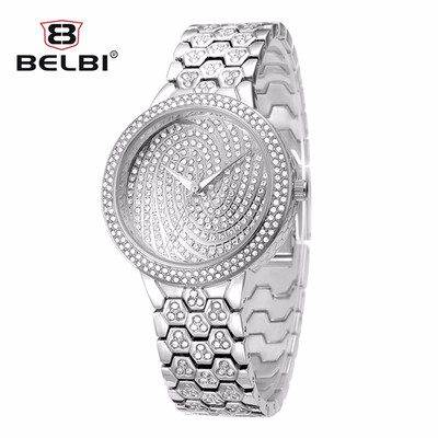 Top Luxury Women's Watches BELBI Brand Wristwatch Waterproof Quartz-battery Alloy Gold Silver Fashion Business China Watch 2016
Top Luxury Women's Watches BELBI Brand Wristwatch Waterproof Quartz-battery Alloy Gold Silver Fashion Business China Watch 2016