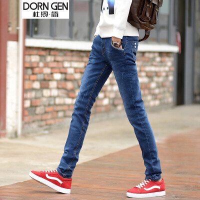DORN GEN) jeans male the new 2017 cultivate one's morality men's trousers han edition fashion seasons scratch feet wet pants
DORN GEN) jeans male the new 2017 cultivate one's morality men's trousers han edition fashion seasons scratch feet wet pants