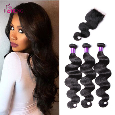 8A Brazilian Virgin Human Hair Wave 3 Bundles Body Wave Hair With 44 Lace Closure Remy Hair Extensions
8A Brazilian Virgin Human Hair Wave 3 Bundles Body Wave Hair With 44 Lace Closure Remy Hair Extensions