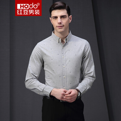 Red Bean Hodo Men's Shirt Мужская мода Фрезерная печать с длинным рукавом Хлопчатобумажная пряжка Slim Men's Shirt S5 Grey 185 / 100B
Red Bean Hodo Men's Shirt Мужская мода Фрезерная печать с длинным рукавом Хлопчатобумажная пряжка Slim Men's Shirt S5 Grey 185 / 100B