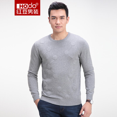 Red beans Hodo men fashion geometric patterns men 's Slim round neck sweater S3 gray 120
Red beans Hodo men fashion geometric patterns men 's Slim round neck sweater S3 gray 120