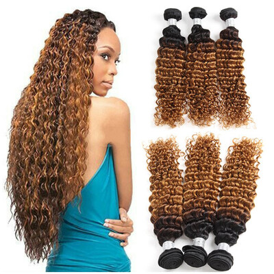 7A Virgin Malalysian Deep Wave Human Hair Weave 3 Bundles Two Tone 1B 30 Unprocessed Virgin Deep Culry Wave in Total 300g
7A Virgin Malalysian Deep Wave Human Hair Weave 3 Bundles Two Tone 1B 30 Unprocessed Virgin Deep Culry Wave in Total 300g