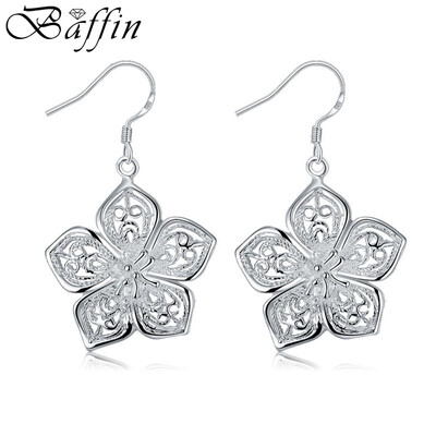 BAFFIN Bohemian Flower Shaped Drop Earrings Silver Plated Fashion Jewelry For Women Party Wedding
BAFFIN Bohemian Flower Shaped Drop Earrings Silver Plated Fashion Jewelry For Women Party Wedding