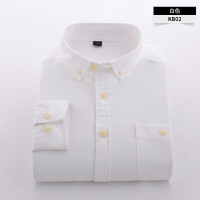 Business Casual Men Long Sleeve Shirt Spring Autumn Silm Fit Cotton Stitching Solid Color Oxford Textile
Business Casual Men Long Sleeve Shirt Spring Autumn Silm Fit Cotton Stitching Solid Color Oxford Textile