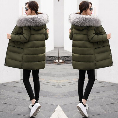 2017 new fashion winter fur collar thick collar hooded women down jacket in the long section down jacket
2017 new fashion winter fur collar thick collar hooded women down jacket in the long section down jacket