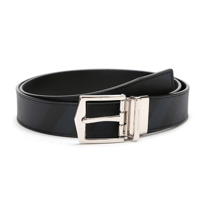 BURBERRY Burberry mens navy blue black PVC with leather pin buckle double-sided belt belt 39961791 105cm
BURBERRY Burberry mens navy blue black PVC with leather pin buckle double-sided belt belt 39961791 105cm