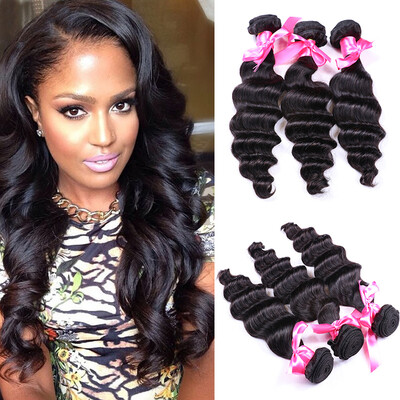 3 Bundles Brazilian Loose Deep Wave Grade 7a Unprocessed Virgin Hair 100 Human Hair Weave Extension Natural Color 100-5gPc
3 Bundles Brazilian Loose Deep Wave Grade 7a Unprocessed Virgin Hair 100 Human Hair Weave Extension Natural Color 100-5gPc