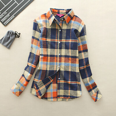 2017 Hot Sale Autumn Winter Ladies Female Casual Cotton Lapel Long-Sleeve Plaid Shirt Women Slim Outerwear Blouse Tops Clothing
2017 Hot Sale Autumn Winter Ladies Female Casual Cotton Lapel Long-Sleeve Plaid Shirt Women Slim Outerwear Blouse Tops Clothing