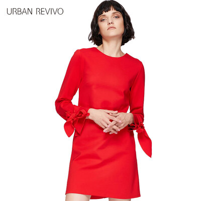 UR Women fashion round neck butterfly sleeves casual H-type dress WG45S7BN2000 red S
UR Women fashion round neck butterfly sleeves casual H-type dress WG45S7BN2000 red S