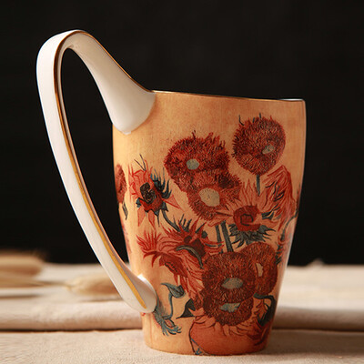 Eve EDO painted ceramic cups large capacity mugs personality creative bone porcelain cup TH6111 sunflower
Eve EDO painted ceramic cups large capacity mugs personality creative bone porcelain cup TH6111 sunflower