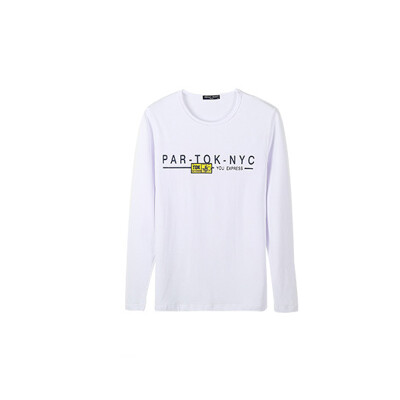 2017 new cotton T-shirt personality trend men's clothing long-sleeved t-shirt male
2017 new cotton T-shirt personality trend men's clothing long-sleeved t-shirt male