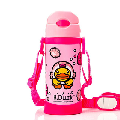 BDUCK small yellow duck childrens mug stainless steel high vacuum strap sippy cup insulation cup kettle 380ml pink 6036TM
BDUCK small yellow duck childrens mug stainless steel high vacuum strap sippy cup insulation cup kettle 380ml pink 6036TM