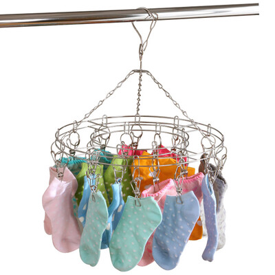 Ou Runzhe hanging socks shelf stainless steel classic version of the round 20 folder balcony folder socks rack underwear rack
Ou Runzhe hanging socks shelf stainless steel classic version of the round 20 folder balcony folder socks rack underwear rack